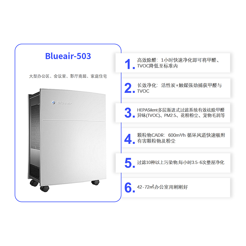 布鲁雅尔503空气净化器的优势